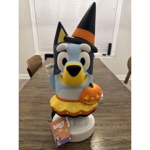 Disney Bluey Holding Pumpkin BLOW MOLD 24'' Halloween At Home Brand New